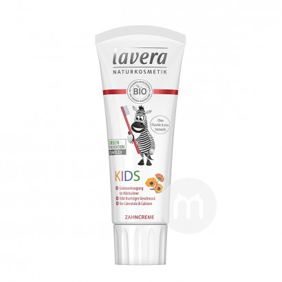 【2件】Laveraドイツ拉薇有機児童が歯磨き粉を飲み込むフッ素フリー