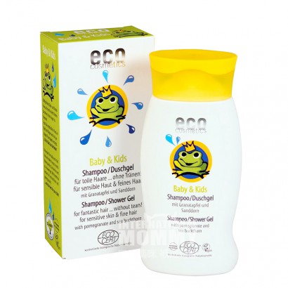 ECOドイツECO Cosmeticsザクロ砂棘有機乳幼児シャンプー