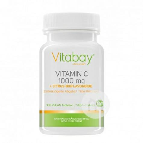 VitabayドイツVitabayビタミンC+バイオフラボノイド100錠