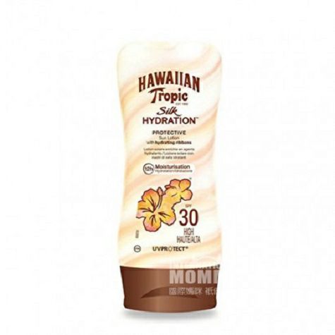 HAWAIIAN Tropicアメリカハワイ熱帯シルク滑り日焼け止め保湿クリームSPF 30