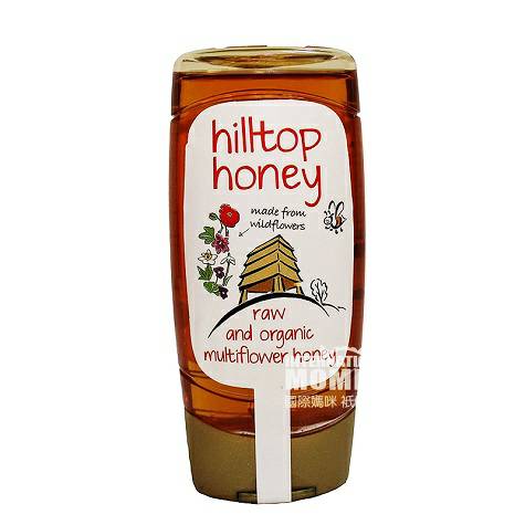 Hilltop Honeyイギリス山頂ハチミツ有機多花ハチミツ370 g