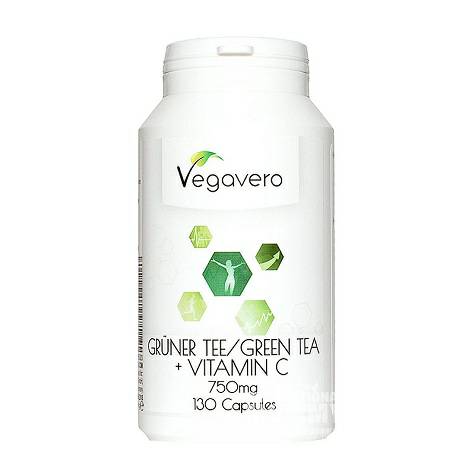 VegaveroドイツVegavero緑茶+ビタミンCカプセル
