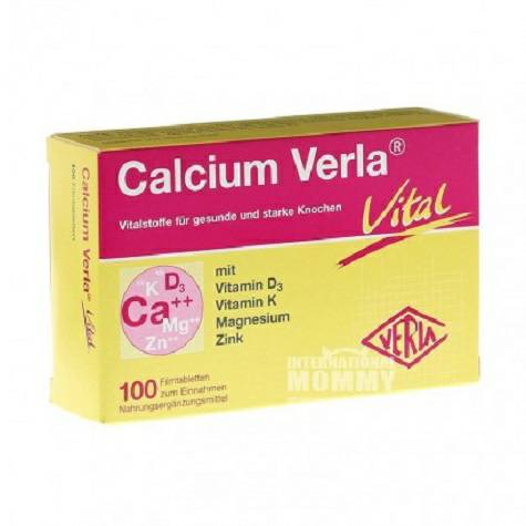 VerlaドイツVerla高濃度強健骨格カルシウム錠100錠
