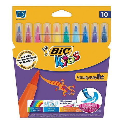 BIC KIDSフランス比克子供無毒無味赤ちゃん落書き10色水彩ペン