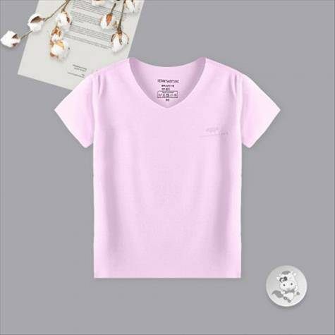 Verantwortung明徳は男女の赤ちゃんの多彩なキャンディの色を担当して冷たい痕のないカジュアルなTシャツの肉のピンク