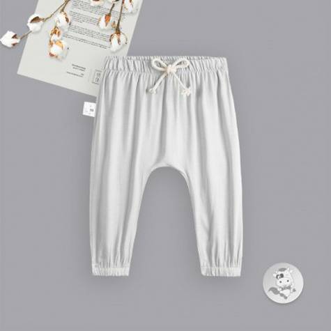 Verantwertung明徳は男女の赤ちゃんの清新な欧米風の春秋の薄いPPのズボンの灰色を担当します