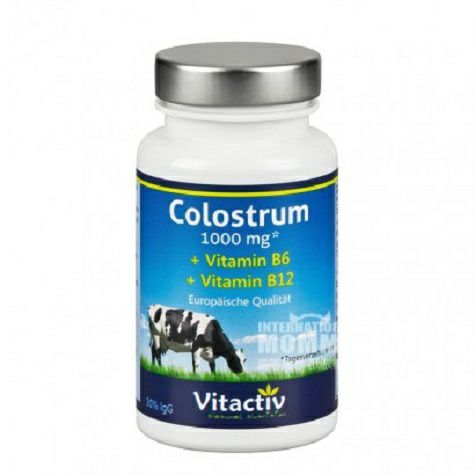 VitactivドイツVitactiv牛初乳+ビタミンB 6+B 12カプセル