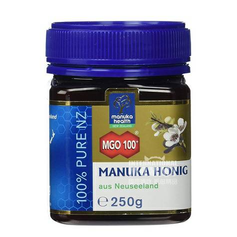 Manuka healthニュージーランド蜜ニューコン活性マルカ蜂蜜MGO 100+250 g