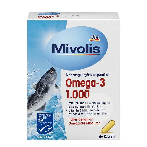 MivolisドイツMivolisオメガ3深海魚油カプセル