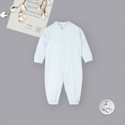 Verantwertung明徳は男女の赤ちゃんの有機綿連体パジャマの家庭服を担当してヨーロッパ式の典雅で純色に登ります