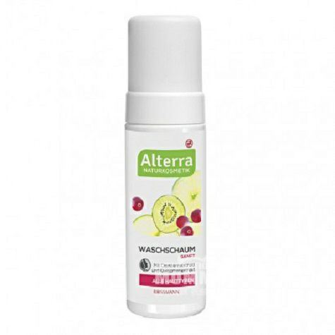 AlterraドイツAlterra天然有機蔓越ベリーキウイ洗顔フォーム妊婦使用可能