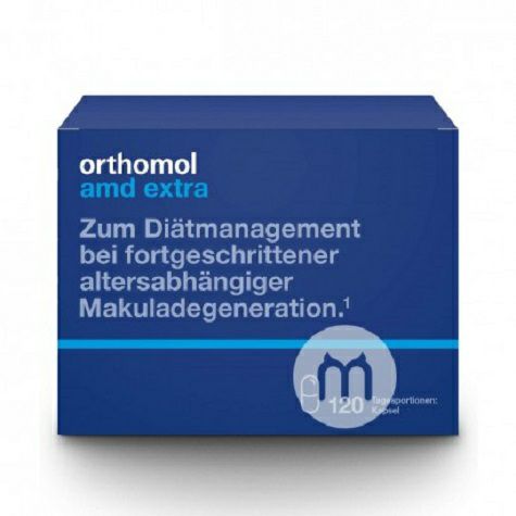 Orthomolドイツ奥適宝老年黄斑変性葉黄素カプセル120粒
