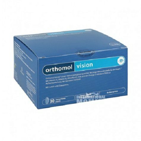 Orthomolドイツ奥適宝は目の不快感を緩和する葉黄素カプセル30日...
