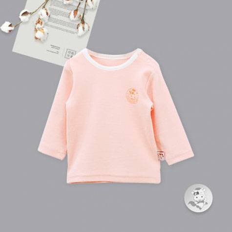 Verantwertung明徳は男女の赤ちゃんの有機綿の長袖のシャツの経典の簡潔さを担当します(2件のコース)