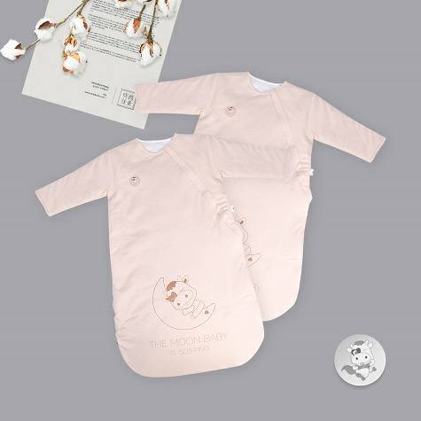 【2点】Verantwortung明徳が男女の赤ちゃんを責めるオーガニックコットンヨーロッパ風クラシックシンプル寝袋薄金+厚手