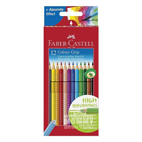 FABER－CASTELドイツグローブ12色ハンドルカラー鉛筆