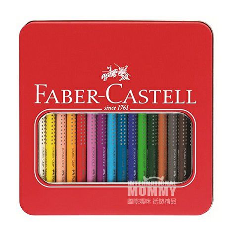 FABER－CASTELドイツグローブ16色メタルボックスカラー鉛筆