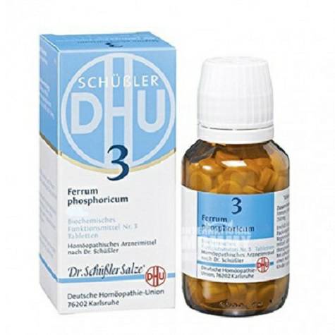 DHUドイツDHUリン酸鉄D 12 3号鼻水緩和免疫向上420錠