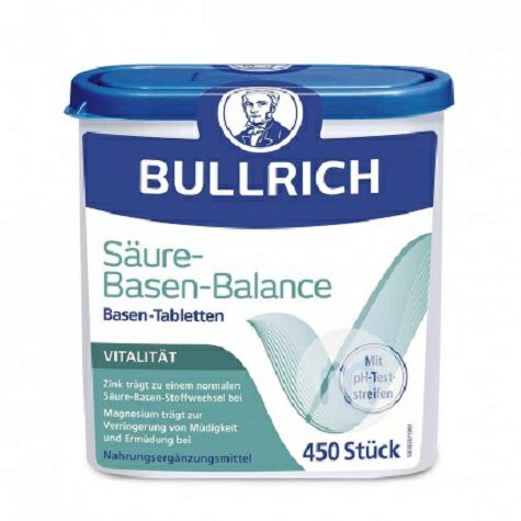 BULLRICHドイツBULLRICH酸塩基バランス調整錠去痛風降尿酸450錠