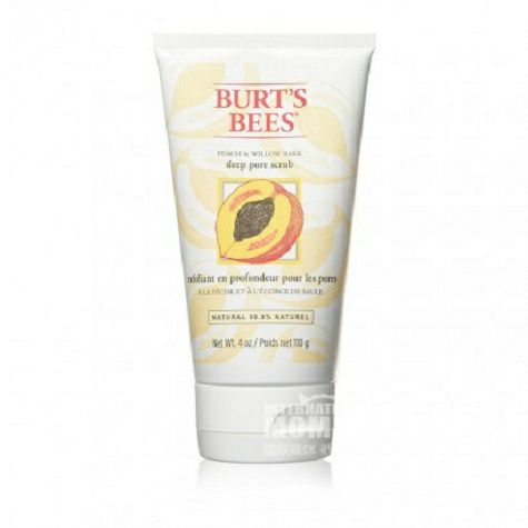 BURT'S BEESアメリカミツバチ蜜桃柳樹皮角質研磨クリーム