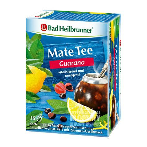 Bad Heilbrunnerドイツ海楽泉活力レモン味グアラナマデハーブティー*5