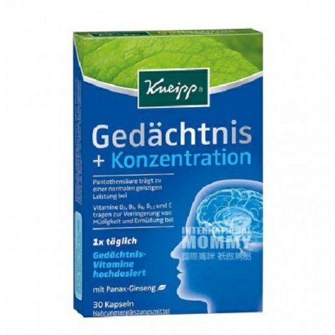 Kneippドイツのクネ畑は記憶力を高めて脳の栄養カプセルを補充します