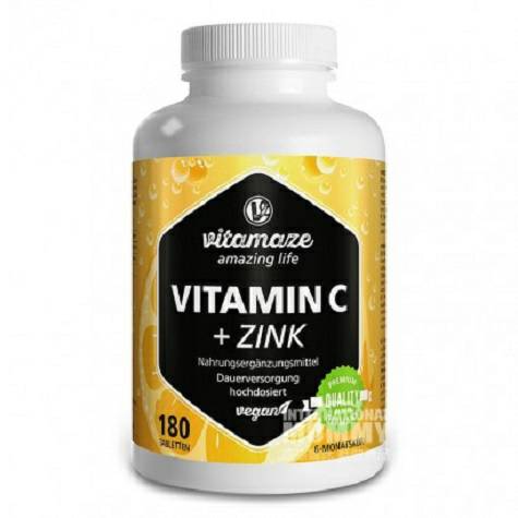Vitamaze Amazing LifeドイツVAL高用量ビタミンC+亜鉛180錠