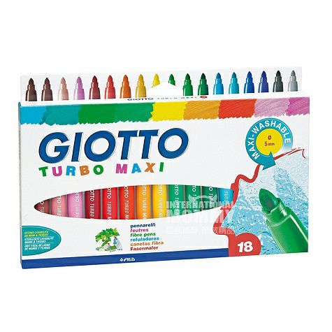 GIOTTOイタリアGIOTTO 18色超水洗ボールペン