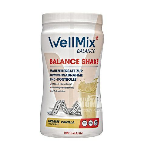 WellMixドイツWellMix良質タンパク質クリームバニラ栄養代食粉