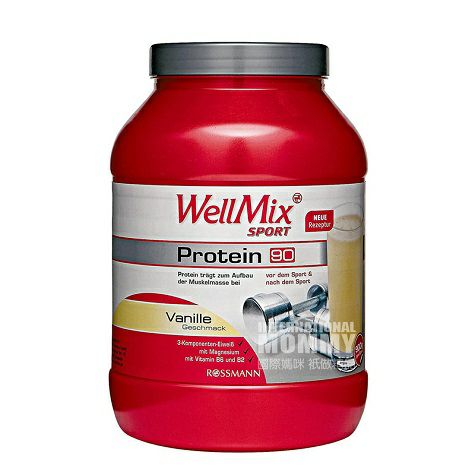 WellMixドイツWellMixスポーツタンパク質粉バニラ味