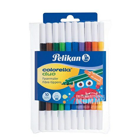Pelikanドイツ百利金児童水洗カラー水彩ペン10色