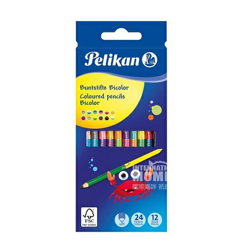 Pelikanドイツ百利金童子双頭彩色鉛筆