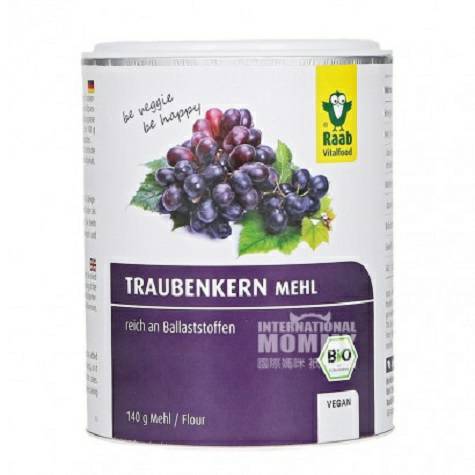 Raab VitalfoodドイツRaab Vitalfood有機ブドウ種子粉140 g