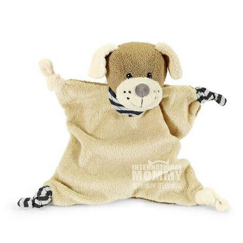 Sterntalerドイツ思丹楽茶色の子犬の赤ちゃんの人形の慰めのナプキン