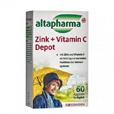 AltapharmaドイツAltapharma亜鉛+ビタミンC緩釈カプ...
