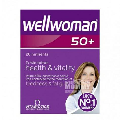 VitabioticsイギリスWellwoman女性複合ビタミン30錠