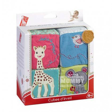 Vulli Sophieフランスソフィー小鹿赤ちゃん立方体パズルおもちゃ