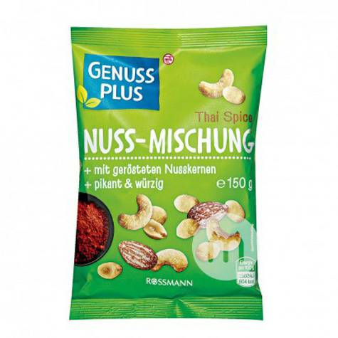 GENUSS PLUSドイツGENUSS PLUSタイ式香料ミックスナッツ150 g