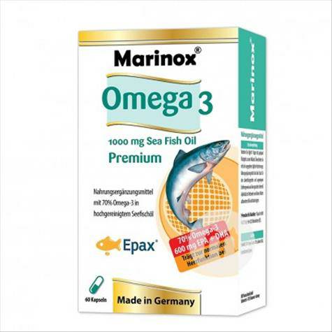 MarinoxドイツMarinox Omega-3魚油軟カプセル