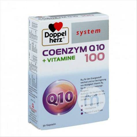 Doppelherzドイツ双心100 mg補酵素Q 10+ビタミンカプ...