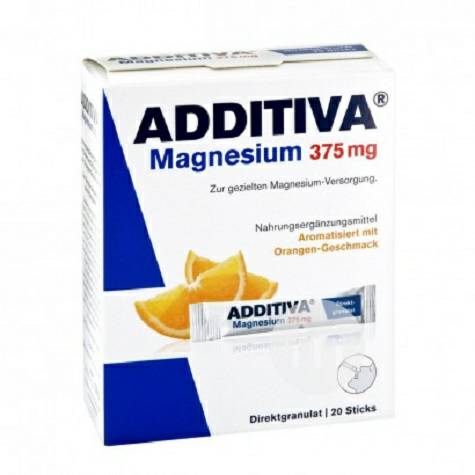 ADDITAIVAドイツADDITAIVAマグネシウム375 mg栄養棒オレンジ味補給