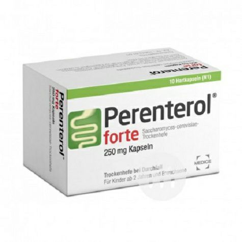 PerenterolドイツPerenterol下痢止め胃腸酵母250 mgカプセル10粒