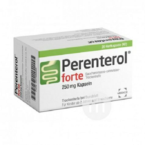PerenterolドイツPerenterol下痢止め胃腸酵母250 mgカプセル20粒