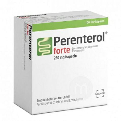 PerenterolドイツPerenterol下痢止め胃腸酵母250 mgカプセル100粒