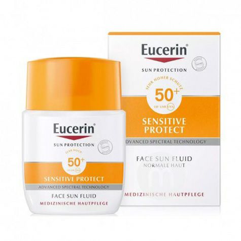 Eucerinドイツ優色林敏感保護顔日焼け止めクリームLSF 50+50 ml