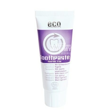 ECOドイツECO Cosmetics有機黒種草無フッ素歯磨き粉