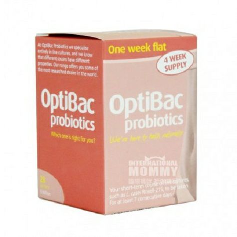OptiBac probioticsイギリスOptibac probiotics平坦腹部プロバイオティクス28粒