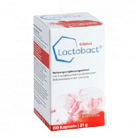 LactobactドイツLactobact中高年有機濃縮プロバイオティクスカプセル