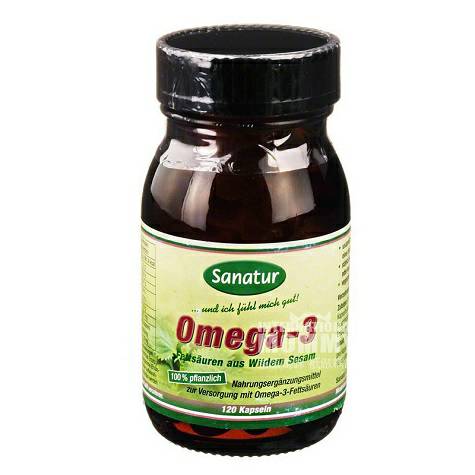 SanaturドイツSanatur 100%Omega-3脂肪酸植物カプセル