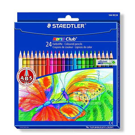 STAEDTLERドイツシュドビルノリスクラブ版24色油性カラー鉛筆